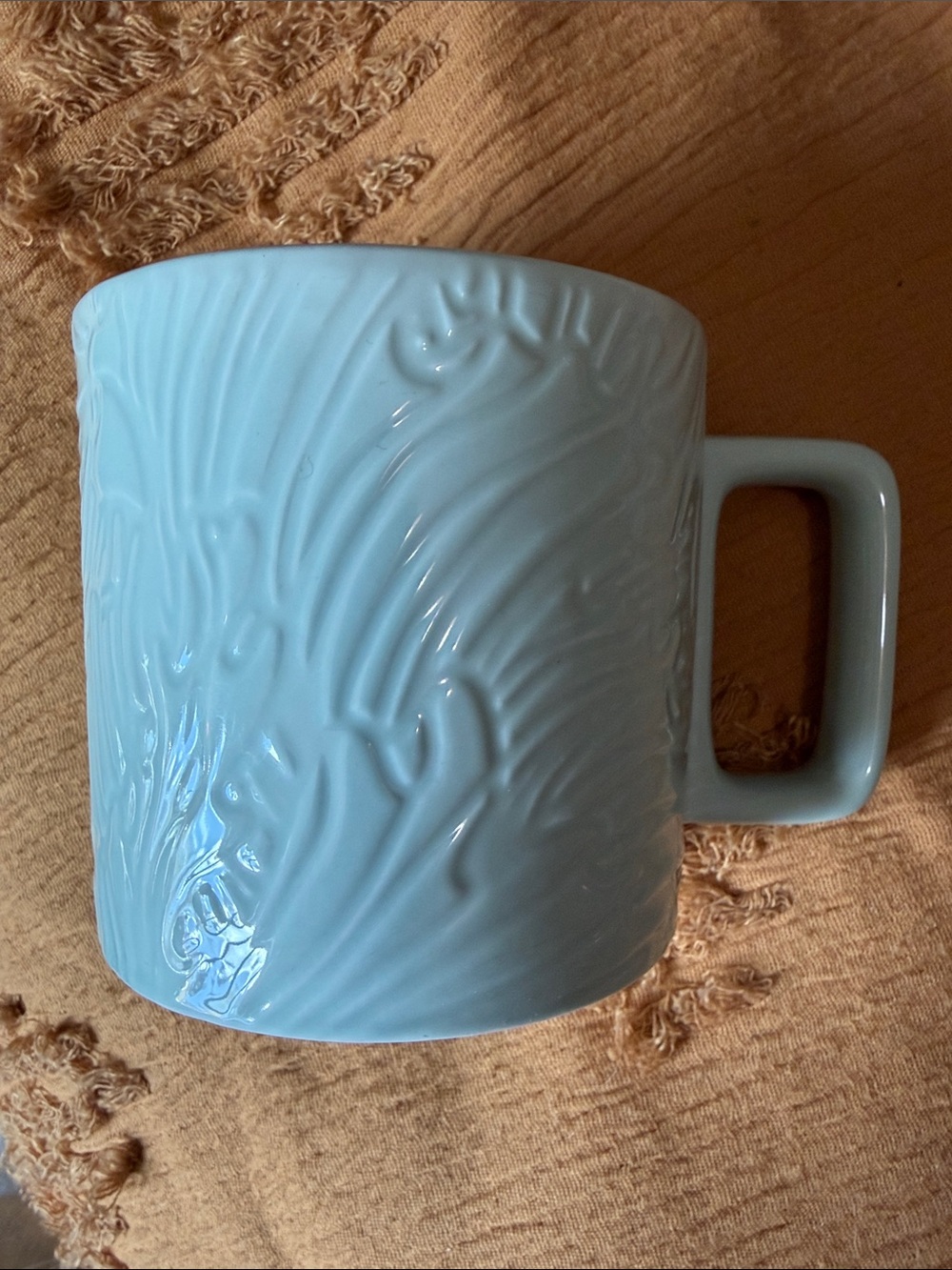 Starbucks Spring 2022 Mint Green Floral Mug